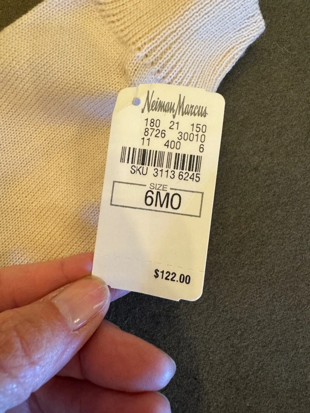 Neiman Marcus Embroidered Baby Dress Made in ITALY